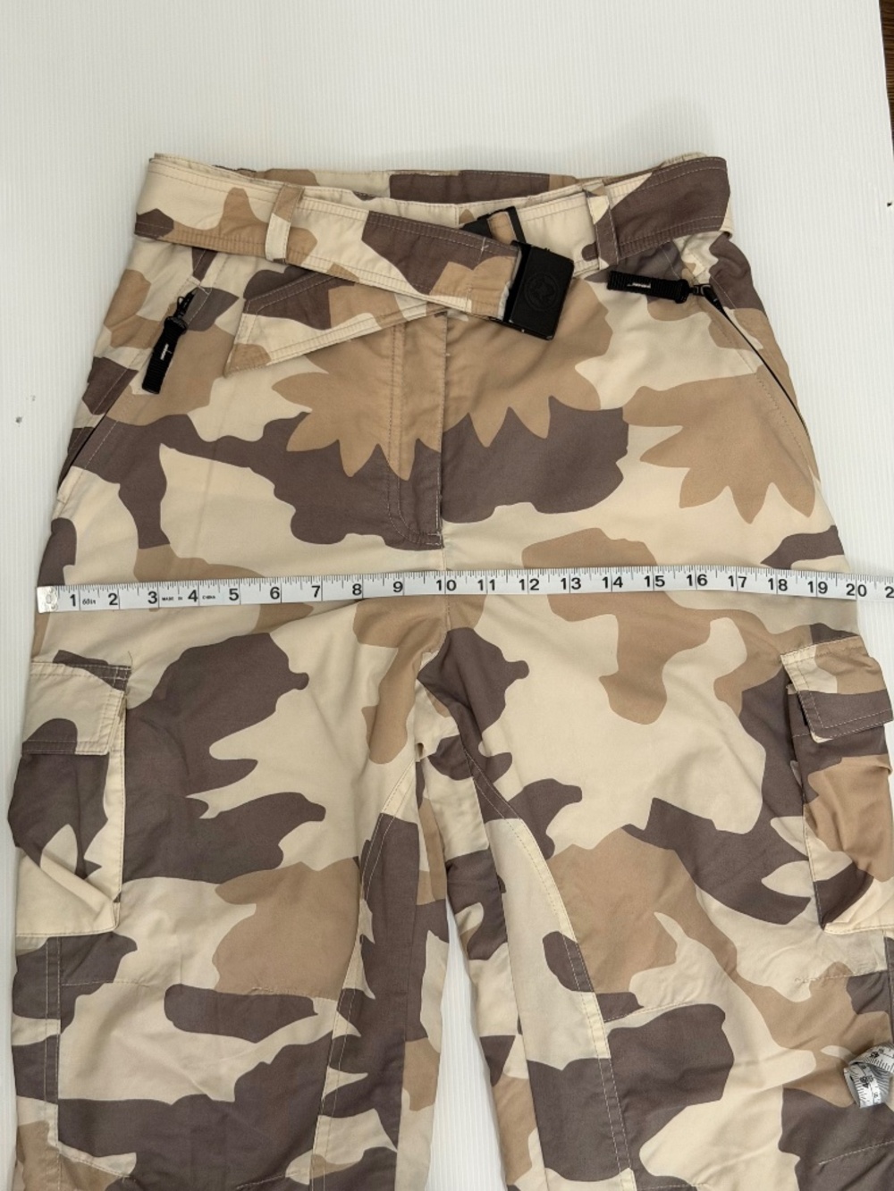 Vintage Colmar Camo Ski Snowboard Pants Desert Camouflage Cargo Technical IT 46 - Picture 9 of 12